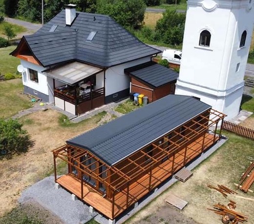 Konštrukcia mobilného domu Super Arktik® – sušené drevo na mieru