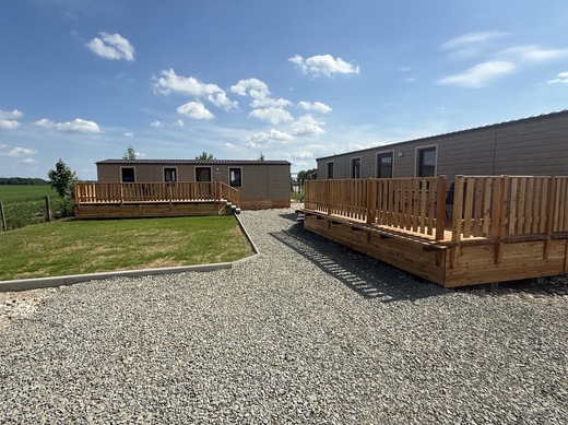 Ubytovanie v mobilných domoch v rezorte