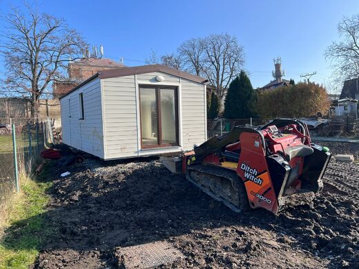 Mobilný dom – presun na pozemok | Inštalácia domu