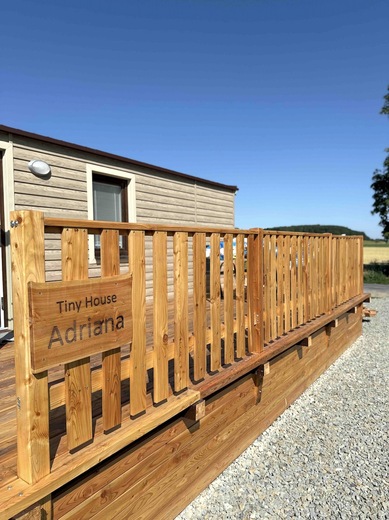 Ubytovanie v mobilnom dome s terasou