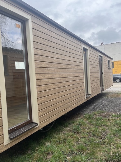 Mobilný dom Super Arktik DecoSiding – moderná fasáda