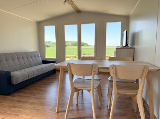 Obývacia izba v mobilnom dome | Ubytovanie