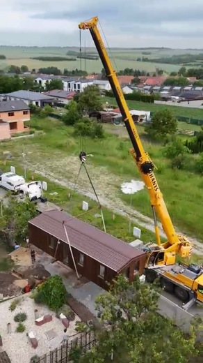 Osadenie mobilného domu Super Arktik ORIGINAL na pozemku